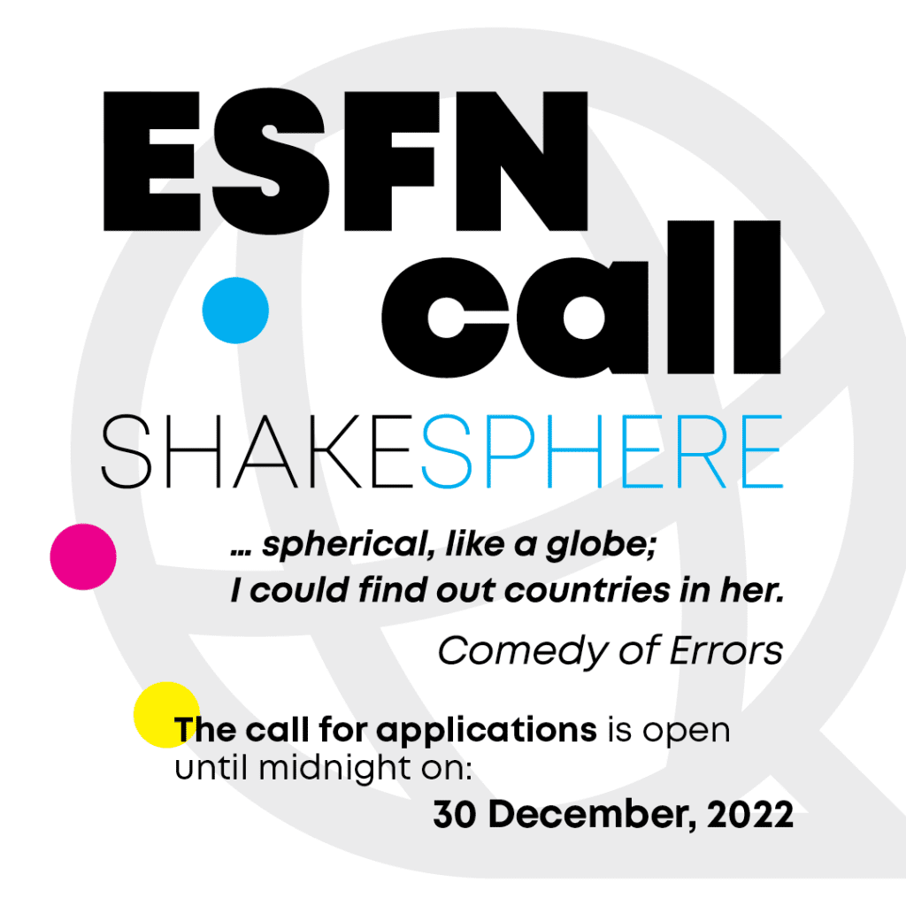 European Shakespeare Festival Network - open call 2023